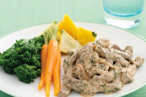 Beef stroganoff