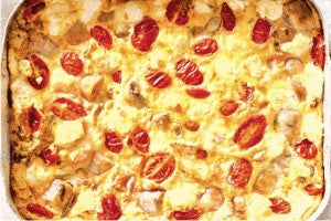 Chicken and mushroom frittata