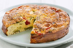 Chunky vegetable frittata