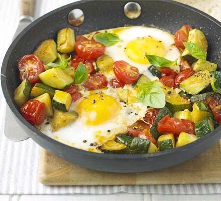 One-pan healthy eggs