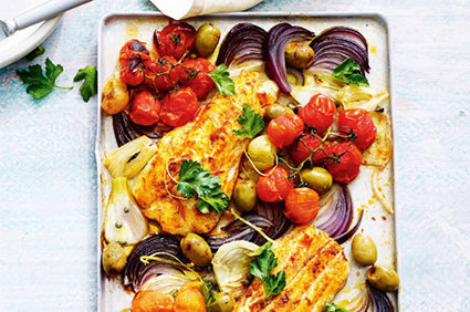 Spanish baked fish