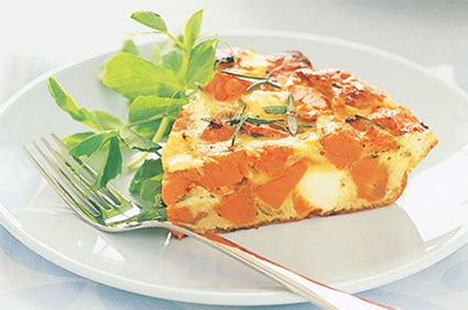 Sweet potato & feta frittata
