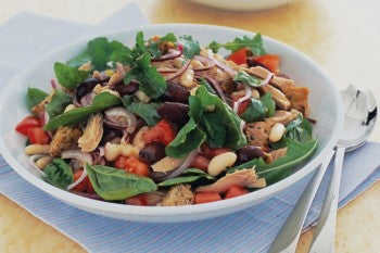 Tuna, rocket & tomato salad