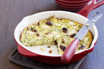 Zucchini and ricotta frittata