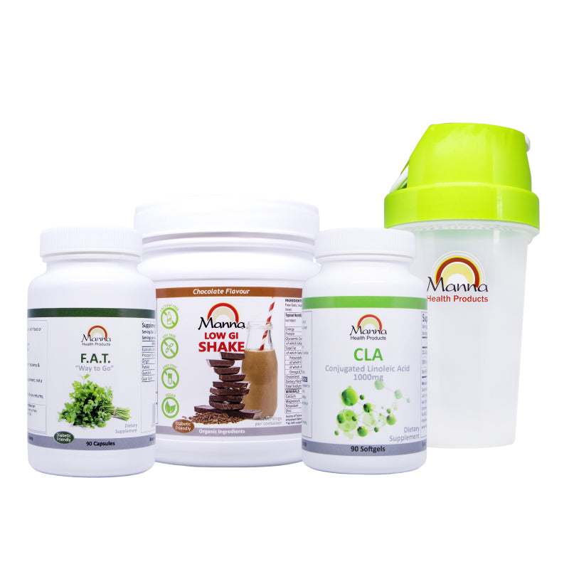 Weight Loss Combo Pack Shake, F.A.T. “Way to Go”, CLA & Shaker