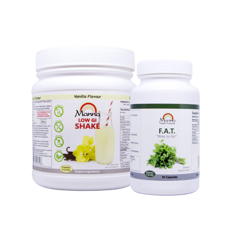 Manna Low GI Shake & F.a.t.(Way to Go)