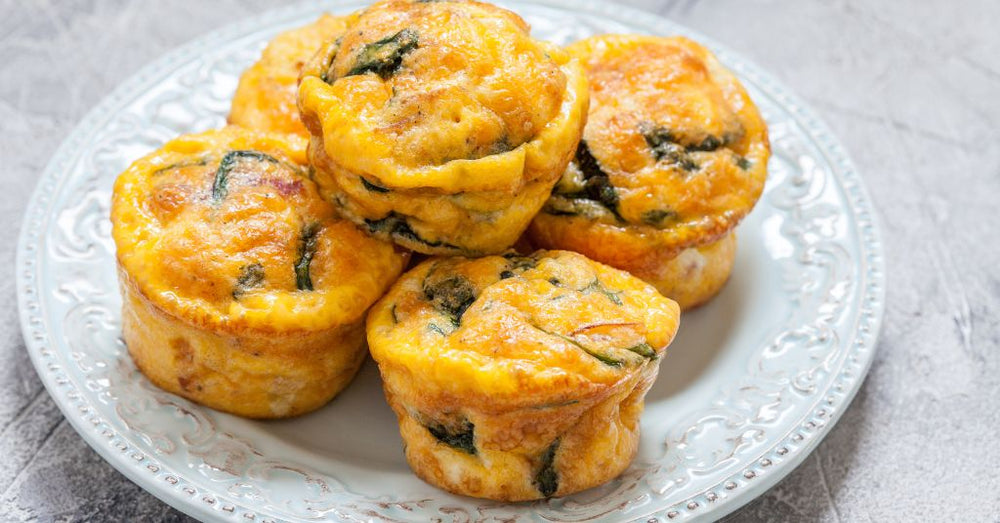Low-GI Spinach & Avocado Egg Muffins (Gluten-Free, Diabetic-Friendly)