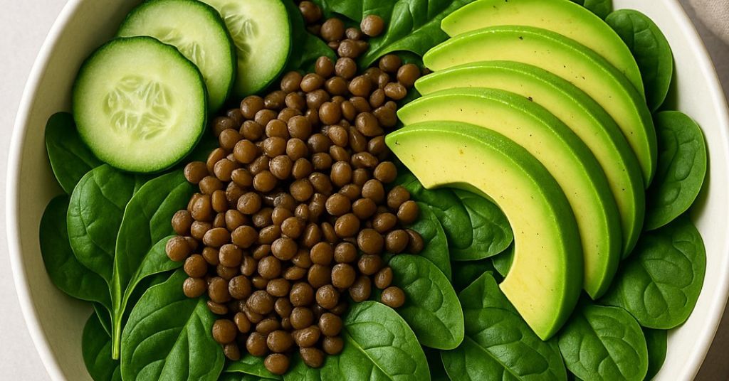 Lentil & Spinach Power Bowl