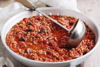 Quick Mediterranean bolognaise
