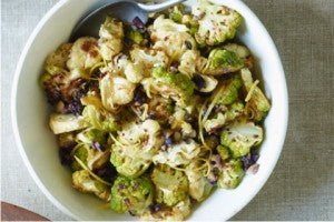 Roasted Cauliflower with Olive Vinaigrette