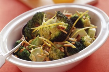 Stir-fried lemon broccoli