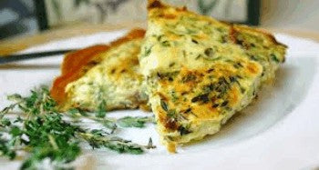 Zucchini and Rosemary Frittata with Parmesan
