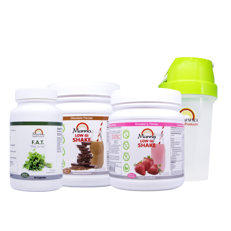 Weight Loss Combo – 2 Shakes, F.A.T. “Way to Go”, Free Shaker