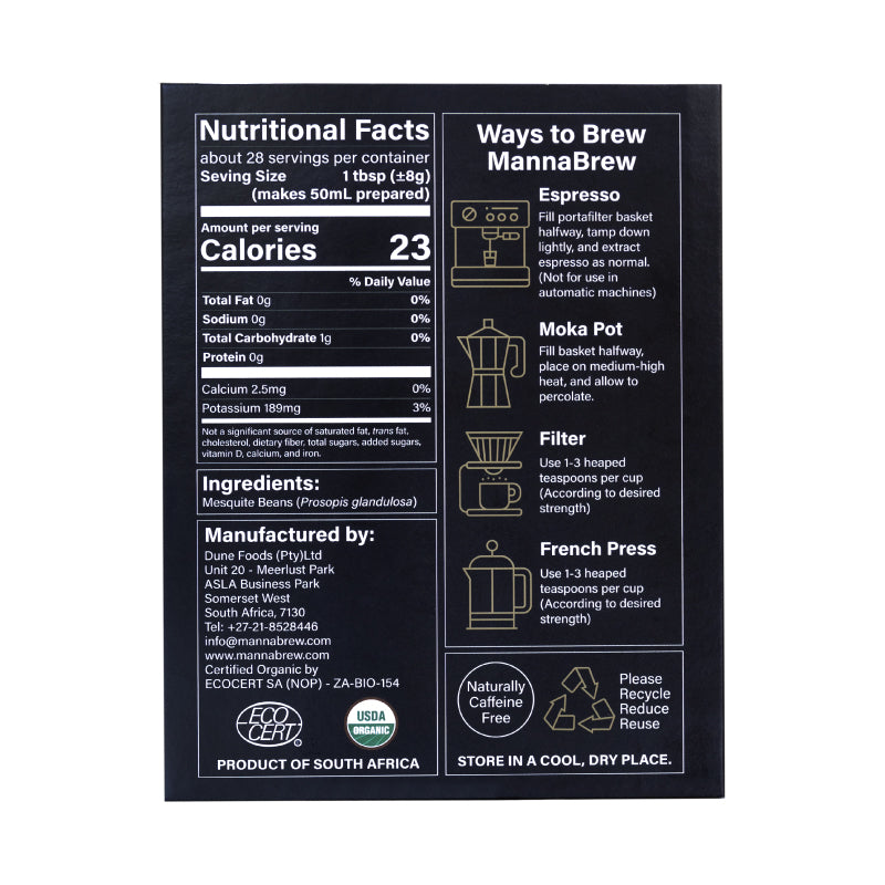 MannaBrew Superfood Espresso 226g - 3 Pack