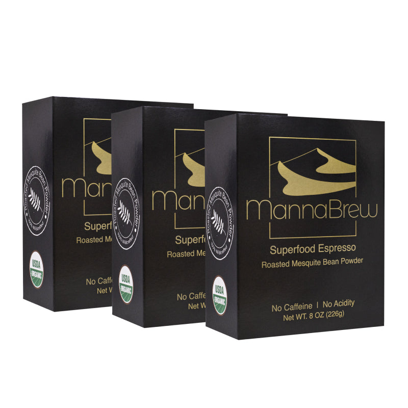 MannaBrew 3 Pack Superfood Espresso