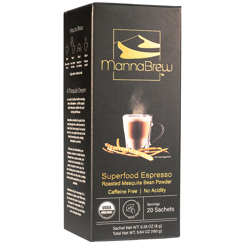 MannaBrew Superfood Espresso – 20 Sachets