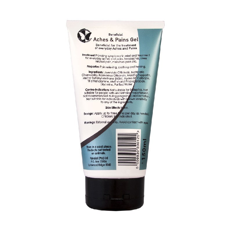 Manna Beneficial Aches & Pains Gel Label