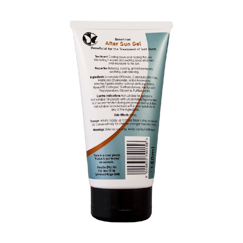 Manna Beneficial After Sun Gel Label