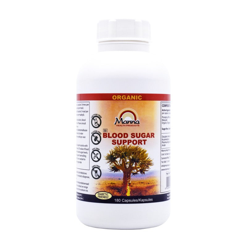 Manna Blood Sugar Support 180’s (Organic)