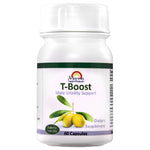 Manna T-Boost natural testosterone support supplement for energy, muscle strength, and male hormone balance