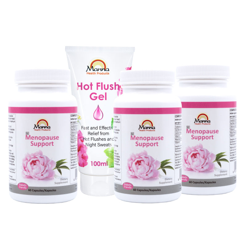 Manna Menopause with Free Hot Flush Gel